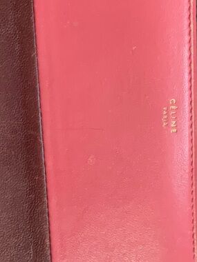 Celine Used Lux Wallet, Low Start. Final Sale May Have Rubbing.
